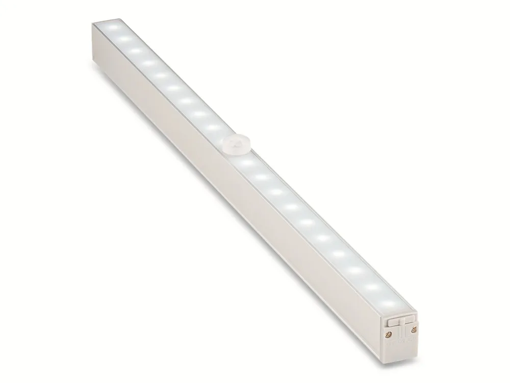 GOOBAY LED-Lichtleiste mit Bewegungsmelder, batteriebetrieb, alu