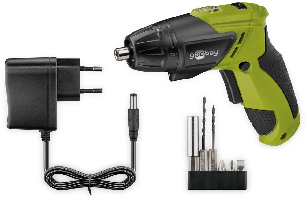 GOOBAY Mini-Akkuschrauber-Set, 71880, 3,6 V Li