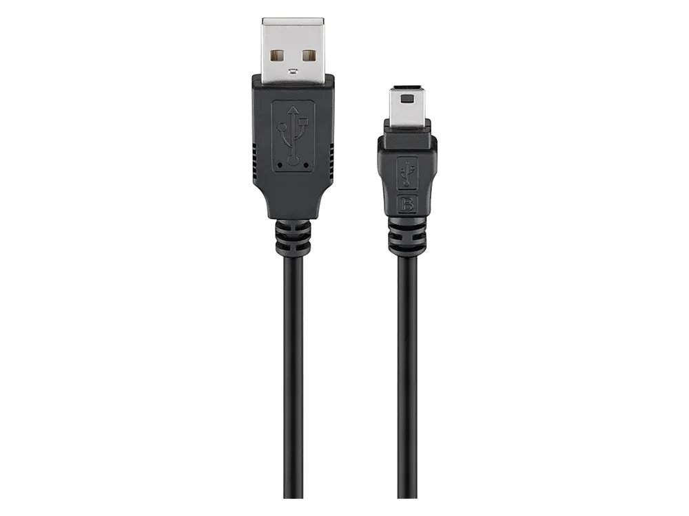 GOOBAY USB 2.0 Hi-Speed Kabel A/miniB 93623 1,5m schwarz