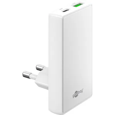 Ladegerät Goobay 75724 USB-C und USB-A 65W Power Delivery Schnellladen