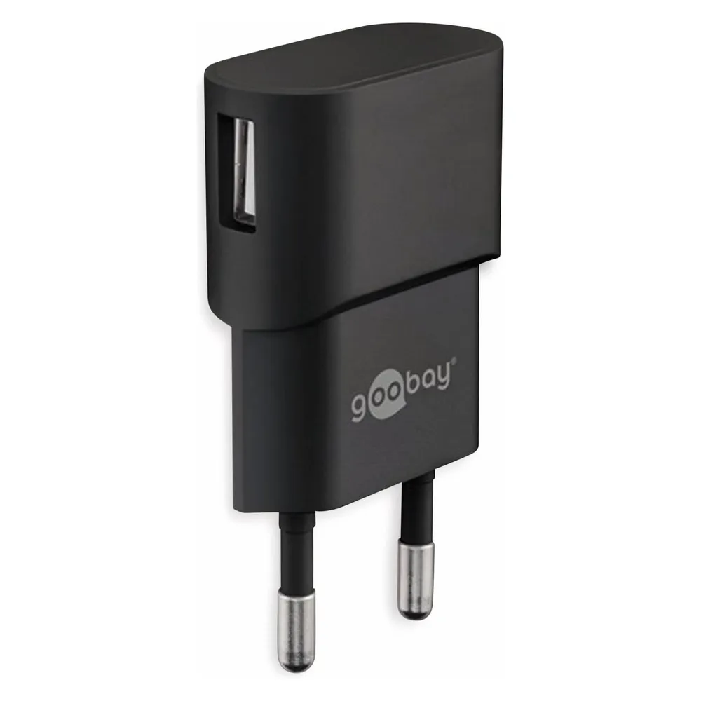 Ladegerät USB-A Goobay 44947 Innen Schwarz Universal
