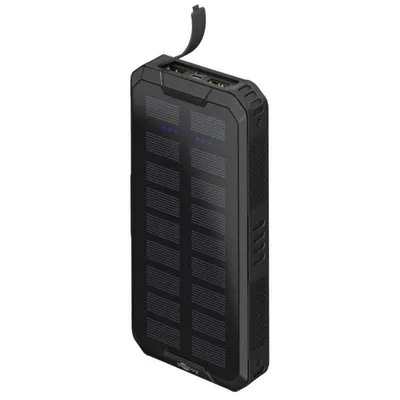 Powerbank Goobay 53934 20000 mAh Schnelllade QC 3.0 Solar Schwarz