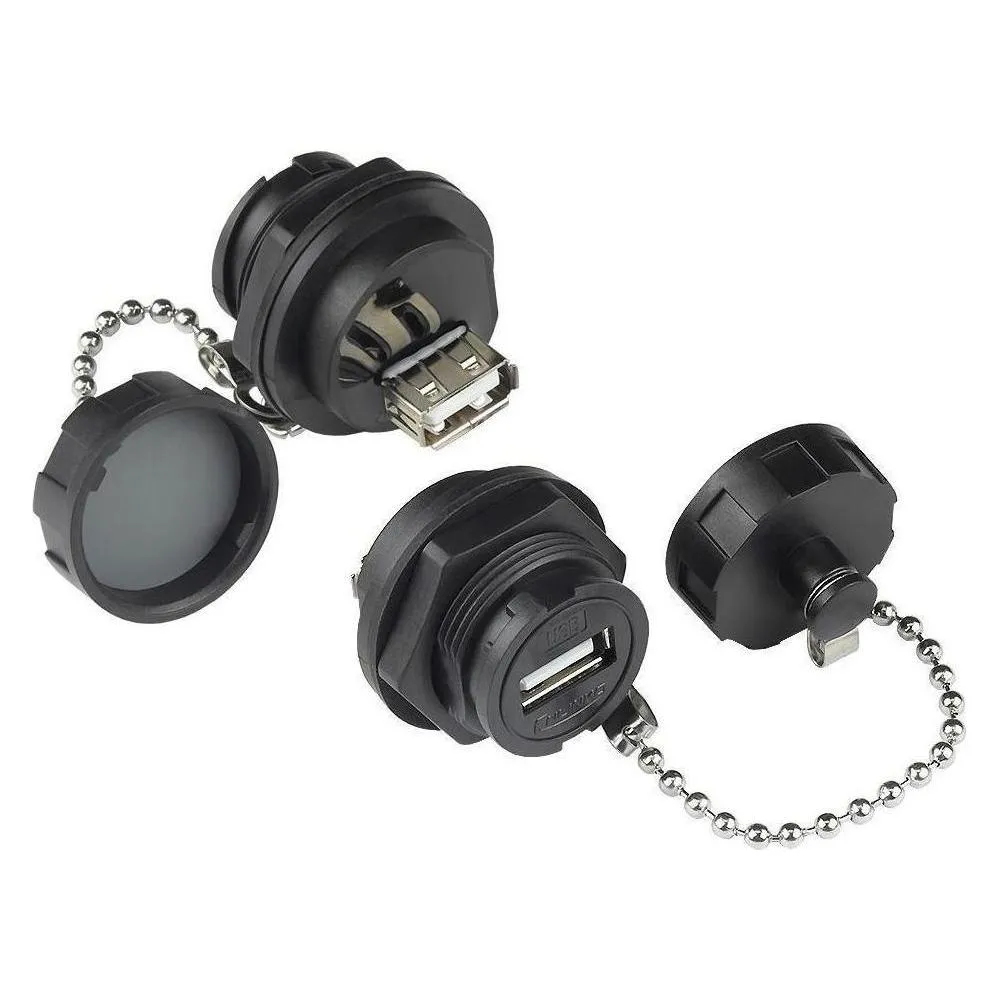 Good Connections Alcasa IC04-U205. Stecker: USB A, Produktfarbe: Schwarz, Steckerverbindergeschlecht: Weiblich