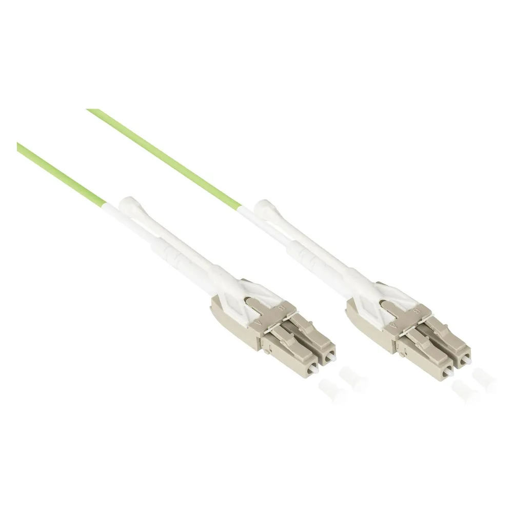 Good Connections Patchkabel LWL Duplex OM5 Multimode 50/125 LC/LC UNIBOOT LSZH austauschbare - Mu (10 m)