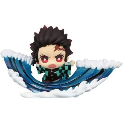 Figur Tanjiro Kamado Good Smile 7cm PVC Artikuliert Ausstellungsbase Kimetsu no Yaiba