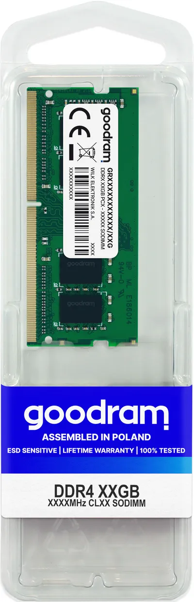 Memoria RAM Goodram GR3200S464L22/32G 32GB 1x32GB DDR4 3200MHz CL22 Grün