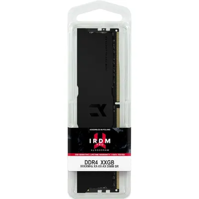 RAM Goodram IRP-K3600D4V64L18/64GDC IRDM Deep Black 64GB 2x32GB DDR4 3600MHz CL18 Dual-Channel Schwarz