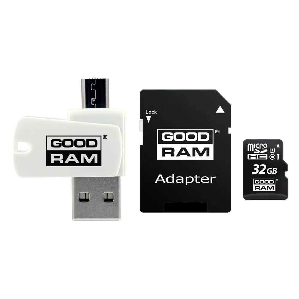 Goodram M1A4-0320R12 - 32 GB - MicroSD - Klasse 10 - UHS-I - 100 MB/s - 10 MB/s