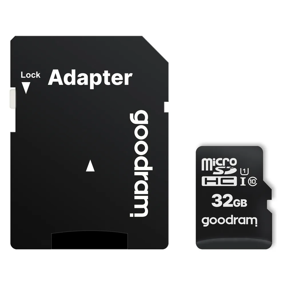 Goodram Carte Mémoire 32 Go (Avec Adaptateur carte SD)