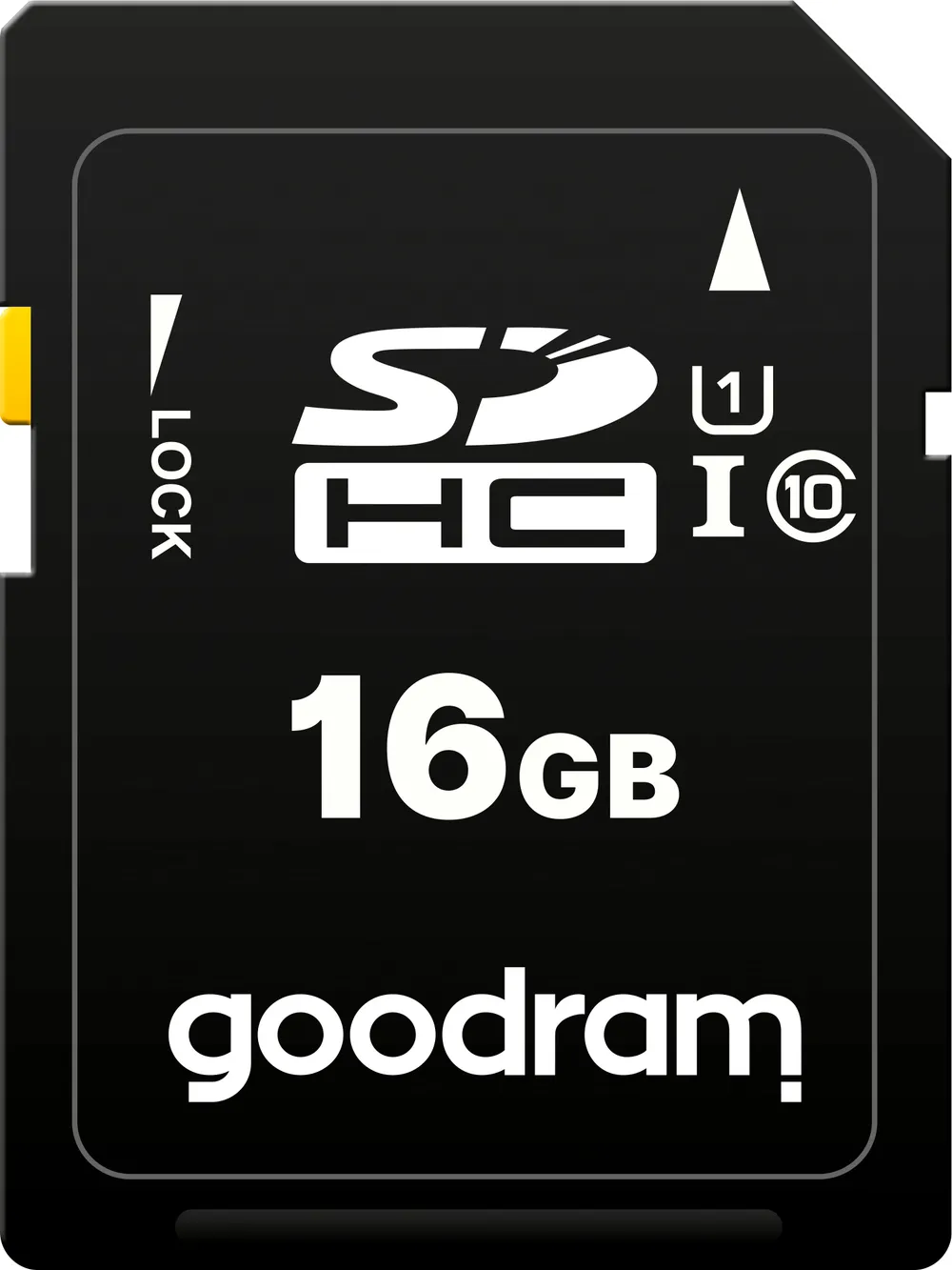 SDHC Speicherkarte Goodram S1A0 16GB UHS-I Class 10 100MBs Schwarz