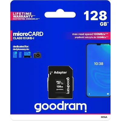GoodRam M1AA Micro-SD-Speicherkarte 128 GB Klasse 10 UHS-1