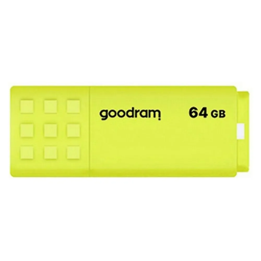 Goodram UME2 - 8 GB - USB Typ-A - 2.0 - 20 MB/s - Kappe - Gelb