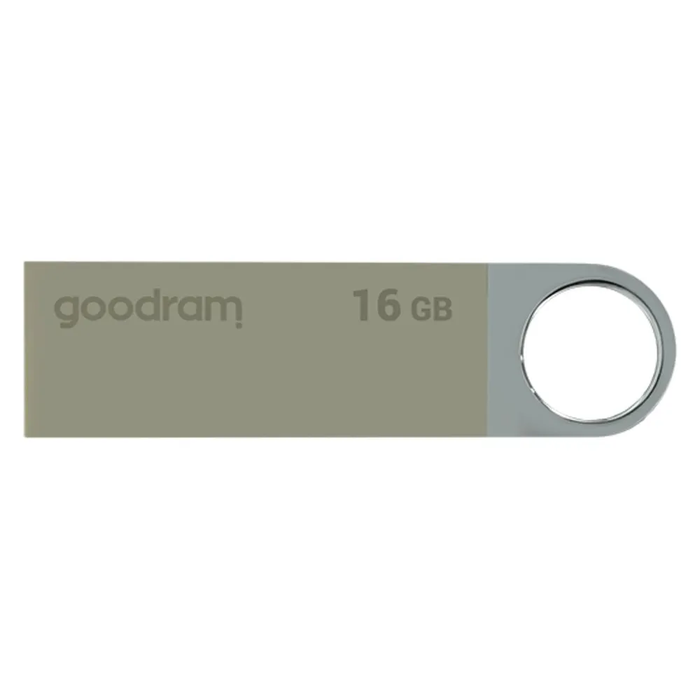 Goodram 16GB USB 2.0 - 16 GB - USB Typ-A - 2.0 - 20 MB/s - Drehring - Schwarz - Silber