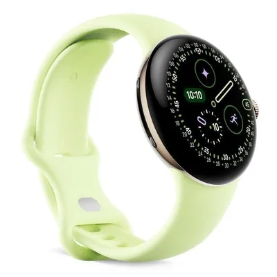 Google Pixel Watch 4 Wi-Fi Bluetooth NFC GPS 41mm AMOLED Silber S/L IP68 5ATM SpO2