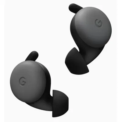 Google Pixel Buds kabellose Bluetooth In-Ear Kopfhörer mit Mikrofon und IPX4 schwarz