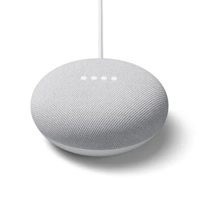 Google Nest Mini Smart Speaker mit Assistant Chalk