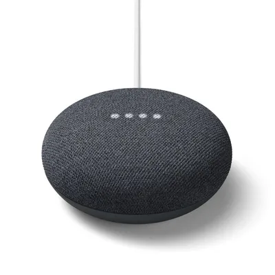Google Nest Mini Smart Speaker mit Assistent Anthrazit