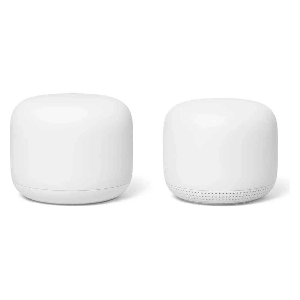 Google Nest Wifi WLAN-Router Dual-Band (2,4 GHz/5 GHz) Gigabit Ethernet Weiss