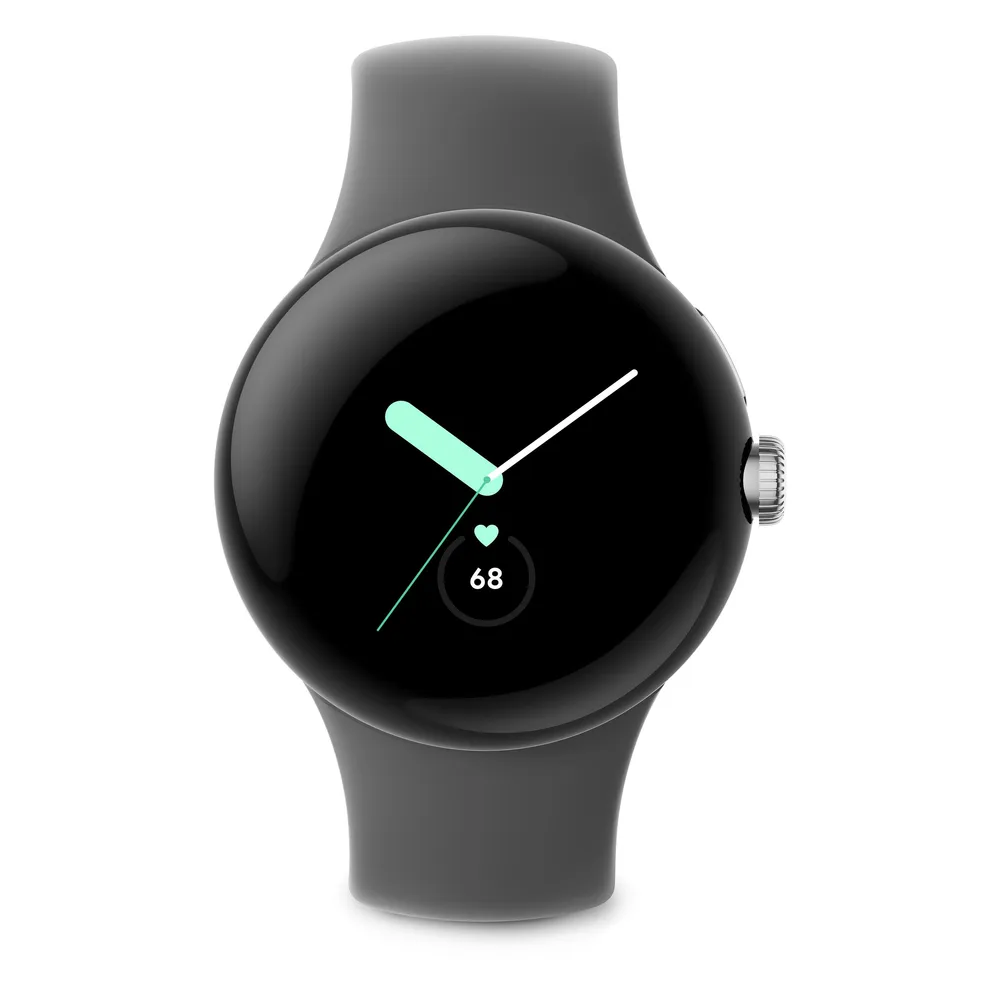Google Pixel Watch 4G LTE Bluetooth NFC GPS 41mm AMOLED Silber S/L Wasserdicht 5ATM SpO2
