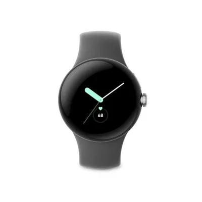 Google Pixel Watch 4G LTE Bluetooth NFC GPS 41mm AMOLED Silber S/L Wasserdicht 5ATM SpO2