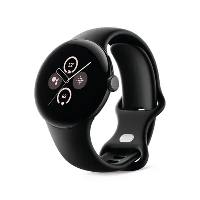 Google Pixel Watch 2 WiFi Bluetooth GPS NFC 41mm AMOLED Schwarz S/L IP68 SpO2 Herzfrequenz