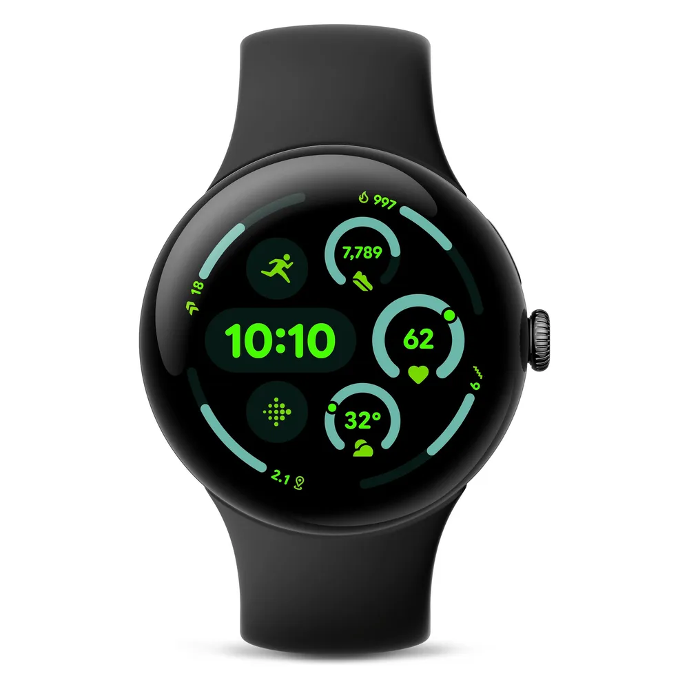 Google Pixel Watch 3 Schwarz 45 mm
