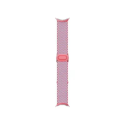 Armband Google Pixel Watch 3 45mm Baumwollfaser Silber Koralle