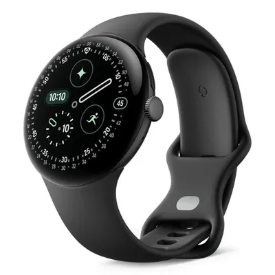 Google Pixel Watch 4 4G LTE eSIM Bluetooth GPS NFC 45mm AMOLED Schwarz S/L IP68 SpO2