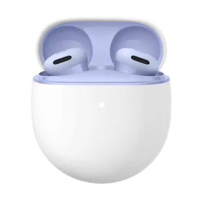 Auriculares Google Pixel Buds 2a inalámbricos Bluetooth con Cancelación de Ruido, aptos para llamadas y música, protección IP54, lila
