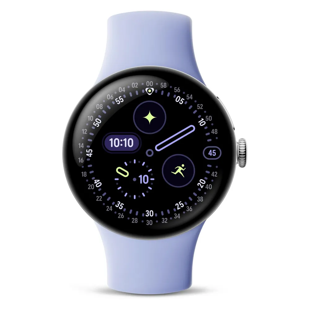 Google Pixel Watch 4 Silber/Lila 41 mm