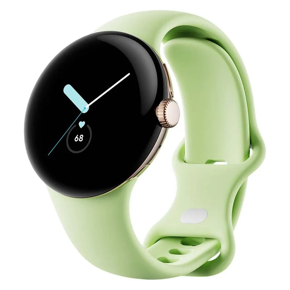 Google Aktives Armband für Pixel Watch Grösse S L (20 mm, Edelstahl, Kunststoff)