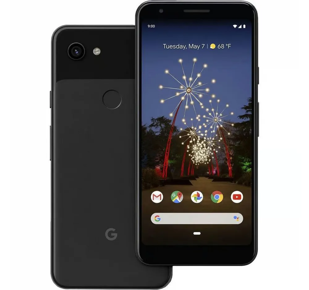 Google Google Pixel 3a XL, vollständig Anbieter frei entsperrtes Handy Smartphone (15,24 cm/6,3 Zoll, 64 GB Speicherplatz, 12.2 MP Kamera, Betriebssystem Wahl Android, Ubuntu Touch, e/OS, Droidian, LineageOS)