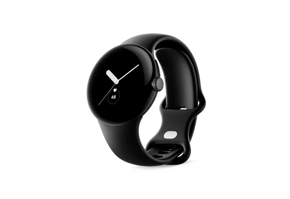 Google Pixel Watch LTE Wifi/eSIM, Google Android Smartwatch Edelstahlgehäuse Smartwatch