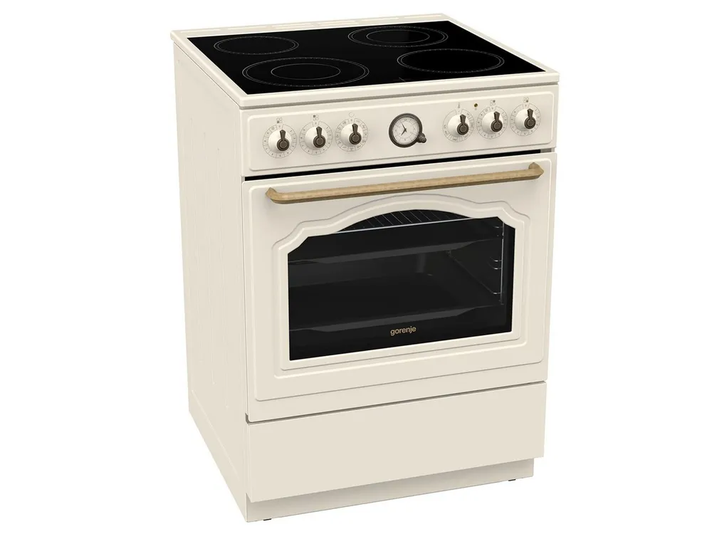 GORENJE Elektro-Standherd, mit kein Auszug vorhanden, Reinigung mit Wasser / Dampf