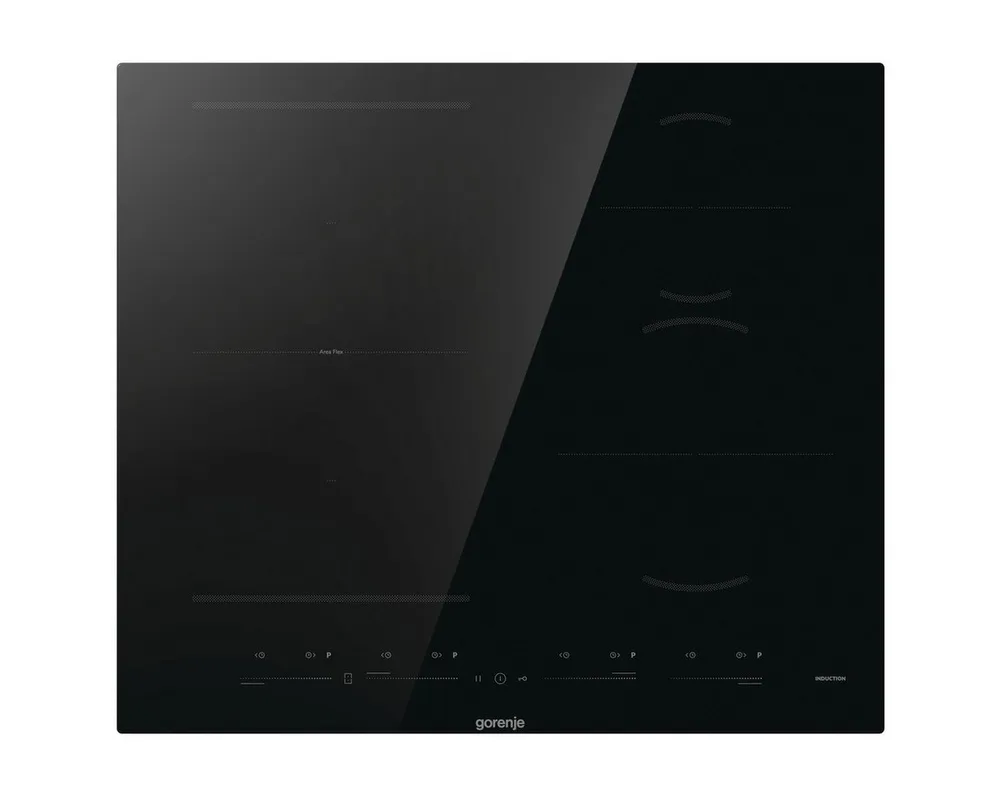 GORENJE Flex-Induktions-Kochfeld GI 6432 BSCE, AreaFlex verbindet Kochzonen für gleichmäßiges Garen in großen Töpfen.