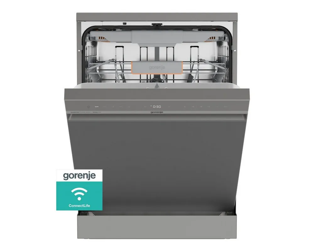 GORENJE Standgeschirrspüler GS673A96X, 9,4 l, 16 Maßgedecke, TotalDry - automatische Türöffnung