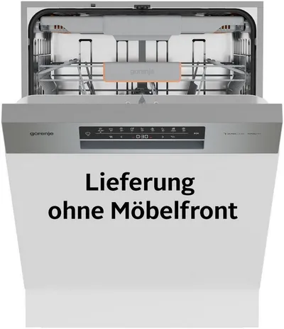 GORENJE teilintegrierbarer Geschirrspüler GI663B95X, 9,4 l, 16 Maßgedecke, 16 Maßgedecke, auto. Türöffnung, Besteckschublade