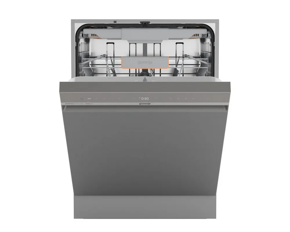 GORENJE Unterbaugeschirrspüler GU663B95X, 9,4 l, 16 Maßgedecke, 16 Maßgedecke, auto. Türöffnung, Besteckschublade