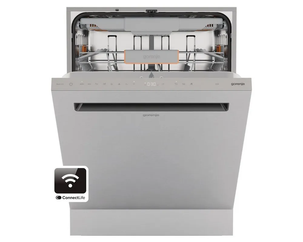 GORENJE Unterbaugeschirrspüler GU673A65X, 9,5 l, 16 Maßgedecke, TotalDry - auto. Türöffnung