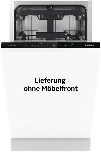 GORENJE vollintegrierbarer Geschirrspüler GV561C10, 8,5 l, 10 Maßgedecke, 10 Maßgedecke, auto. Türöffnung, Besteckschublade
