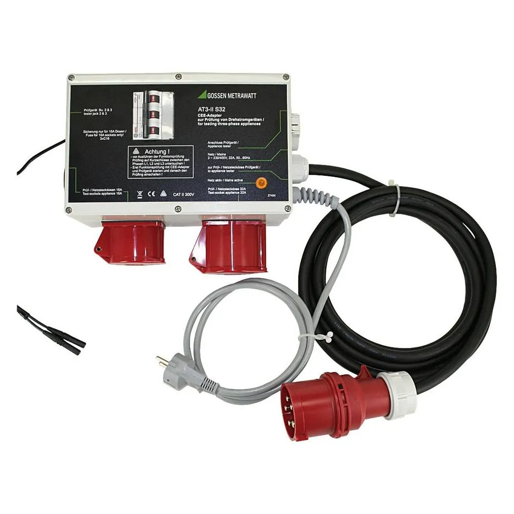 Gossen GOSS AT3-II S32 DI-Adapter 1 u.3 Phasen,16,32 A Z745X