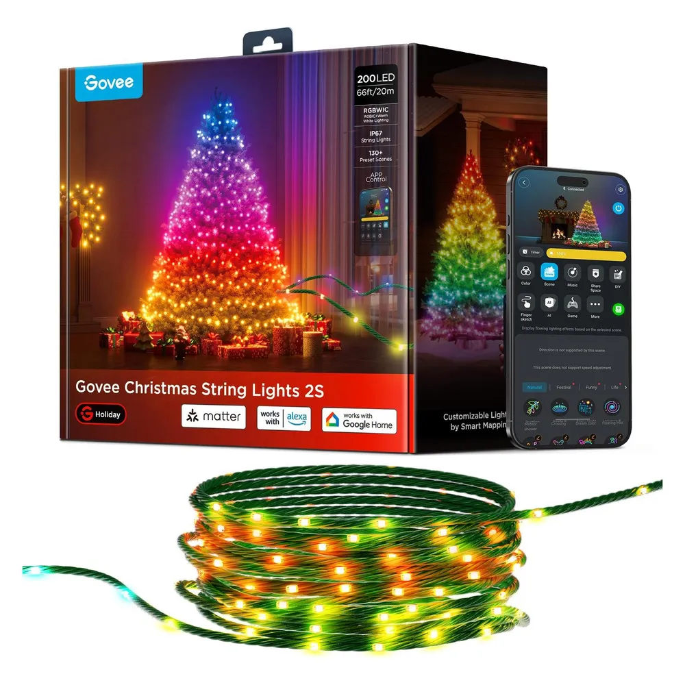 Govee Licherkette für Weihnachten 2S - 20m - Grün