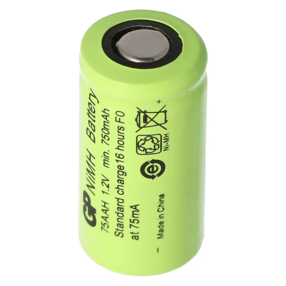 GP Batteries Akku 2/3AA NiMH-Akku ohne Lötfahne, ca. 14x29mm