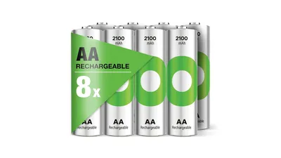 AA Akku GP NiMH 2100 mAh RECYKO 1,2V 8 Stück