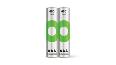 GP AAA Akku NiMH 650 mAh RECYKO, 1,2V 2 Stück