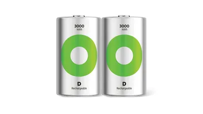 GP Mono D Akku NiMH 3000 mAh RECYKO, 1,2V, 2 Stück