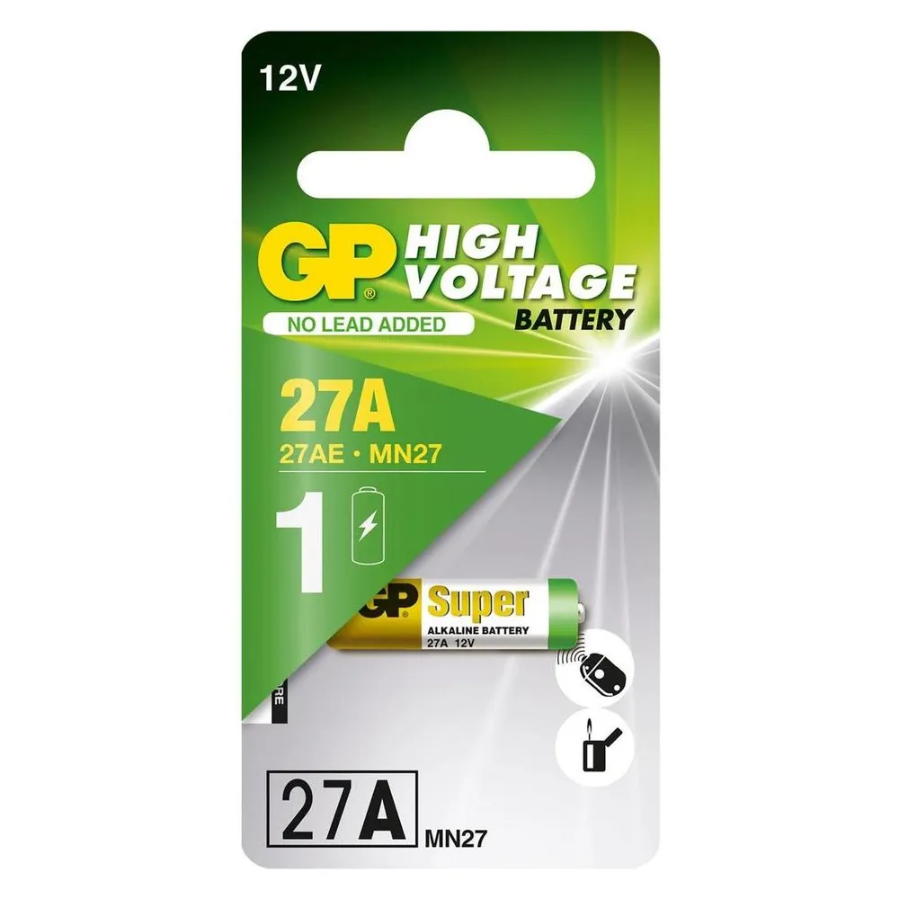 GP 12 V-Batterie 27A, Alkaline