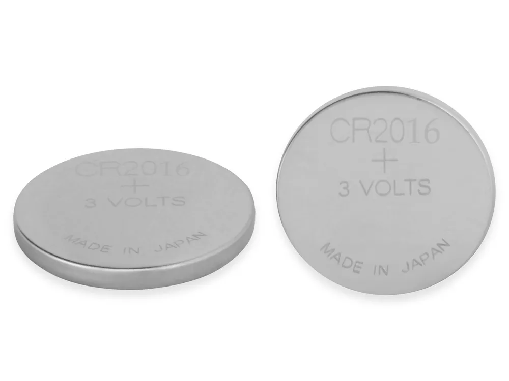 GP Knopfzelle, CR2016, Lithium, 3 V, 2 St.