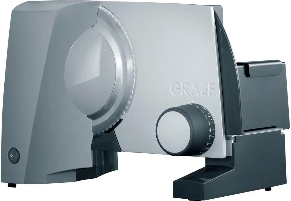 Graef Allesschneider G52 TWIN, grau, 170 W, Gratis Schinkenmesser im Wert von 34,99€ UVP
