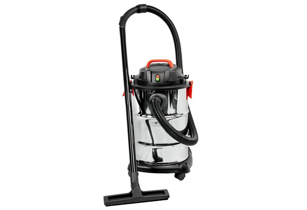 Grafner Nass-Trocken-Sauger Nass- und Trockensauger Industriesauger 1200W 30L beutellos, beutellos, umfangreiches Zubehör